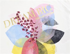 Name It jet stream printet short loose pailletter top